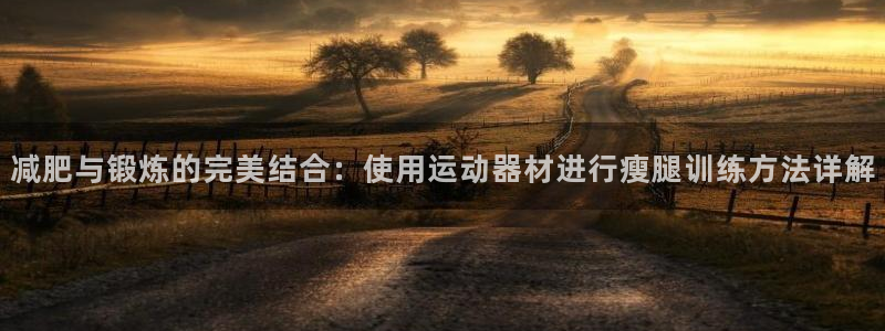 征途国际招商电话号码查询：减肥与锻炼的完美结合：使用运动器材